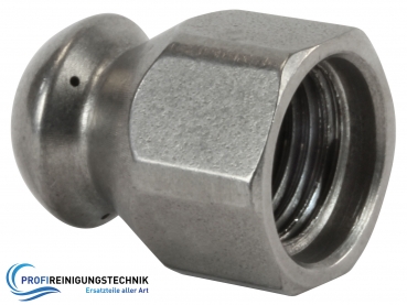Suttner Rohrreinigungsdüse ST-49 mit Frontbohrung / 1/4" Innengewinde / 19mm Durchmesser